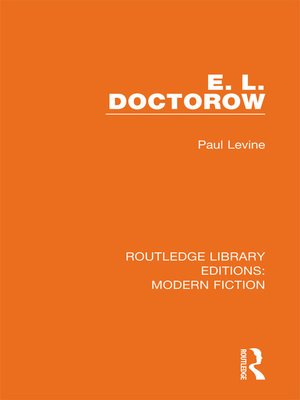 cover image of E. L. Doctorow